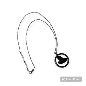 Sharks tooth locket necklace